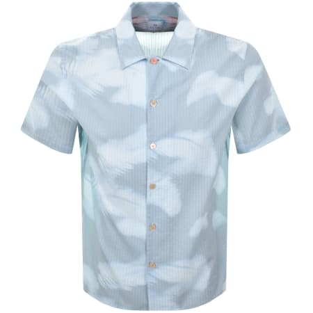 Product Image for Paul Smith Casual Fit Short Sleeved Shirt Blue