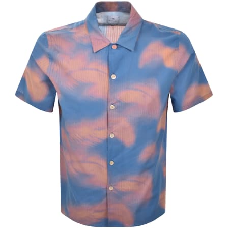 Product Image for Paul Smith Casual Fit Short Sleeved Shirt Blue