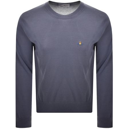 Product Image for Vivienne Westwood Alex Round Neck Jumper Blue