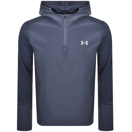 Product Image for Under Armour Quarter Zip Hooded Jacket Blue