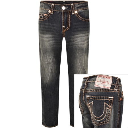 Product Image for True Religion Rocco Quad Logo Dark Wash Jeans