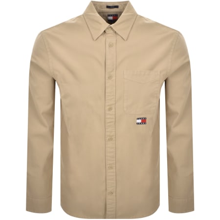 Product Image for Tommy Jeans Long Sleeved Shirt Beige