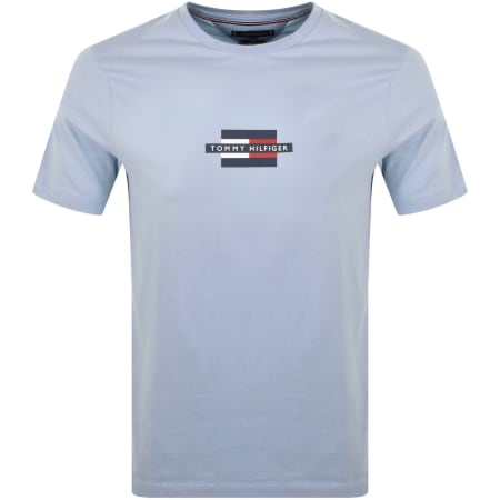 Product Image for Tommy Hilfiger Flag Box T Shirt Blue