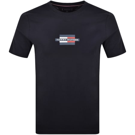 Product Image for Tommy Hilfiger Flag Box T Shirt Navy