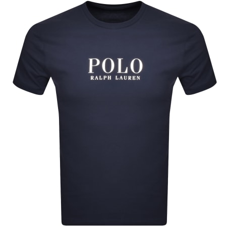 Product Image for Ralph Lauren Logo Crew Neck T Shirt Navy