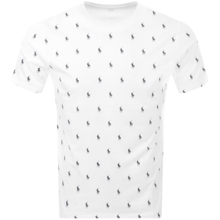 Product Image for Ralph Lauren Logo Crew Neck T Shirt White
