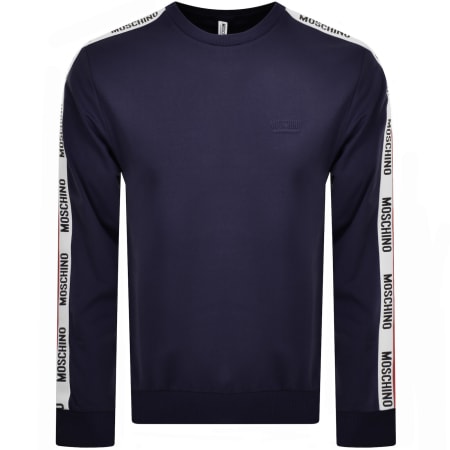 Product Image for Moschino Tape Logo Sweatshirt Navy
