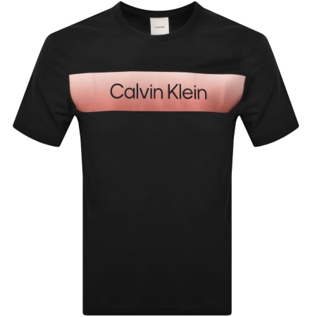 Product Image for Calvin Klein Ombre Chest T Shirt Black