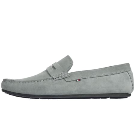 Product Image for Tommy Hilfiger Classic Suede Driver Shoes Grey