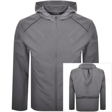 Product Image for Under Armour Launch Hooded Jacket Grey
