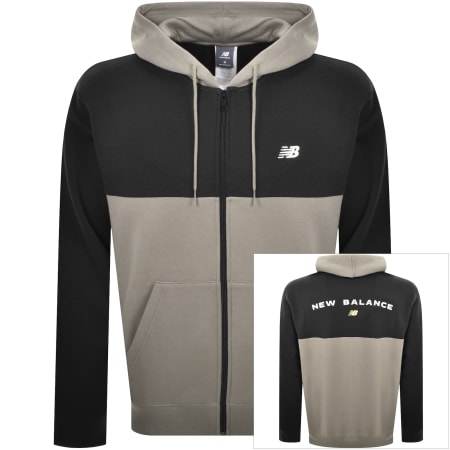 Product Image for New Balance Reimagined Full Zip Hoodie Black