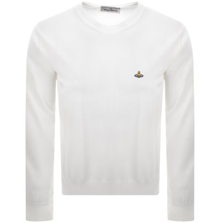 Product Image for Vivienne Westwood Alex Round Neck Jumper White