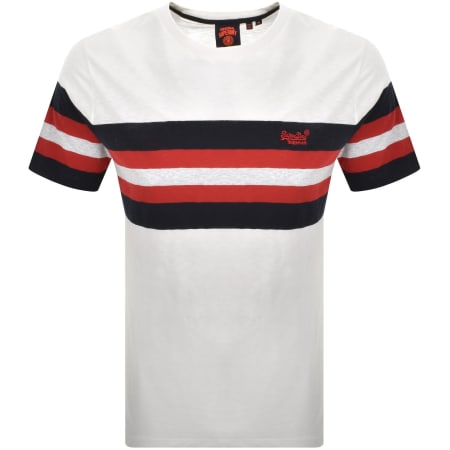 Product Image for Superdry Essential Stripe T Shirt White