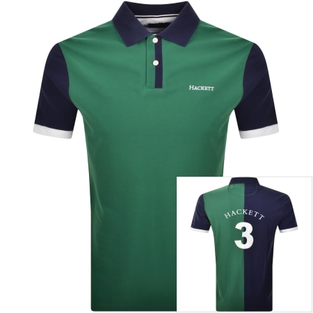Product Image for Hackett Classic Fit Polo T Shirt Grass Green