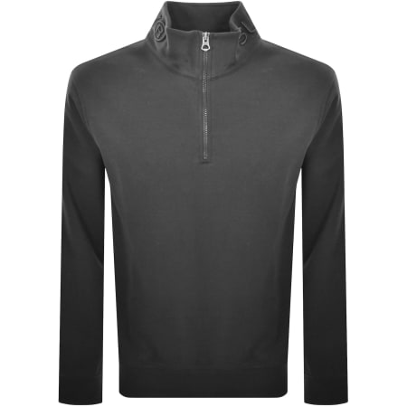 Product Image for Superdry Utility Logo Henley Sweatshirt Black