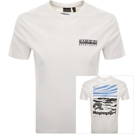 Product Image for Napapijri Vignoni Back Graphic T Shirt White