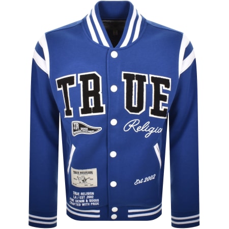 Product Image for True Religion Uni Varsity Jacket Mazarine Blue