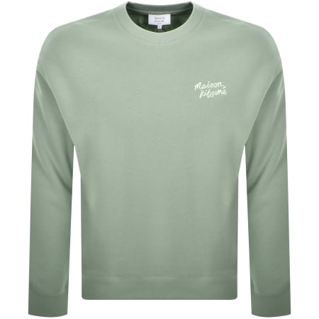 Product Image for Maison Kitsune Logo Sweatshirt Green