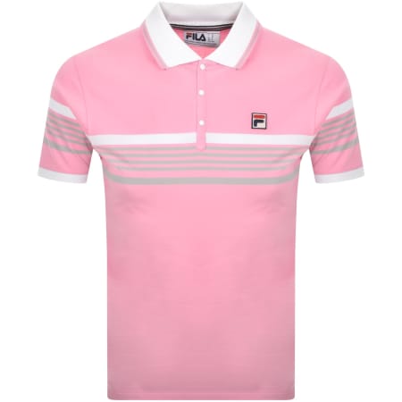 Product Image for Fila Vintage Francis Polo T Shirt Prism Pink