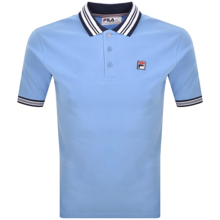 Product Image for Fila Vintage Faraz Tipped Polo T Shirt Blue