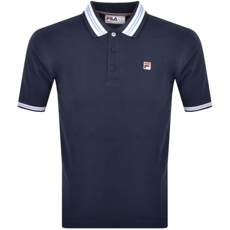 Product Image for Fila Vintage Faraz Tipped Polo T Shirt Fila Navy