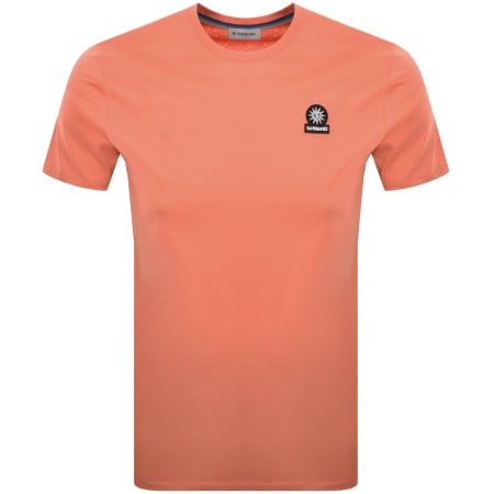 Product Image for Sandbanks Badge Logo T Shirt Orange