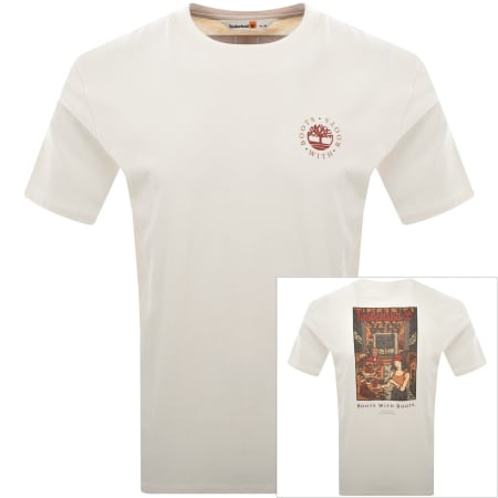 Product Image for Timberland Boot Lab Back Graphic T Shirt Beige