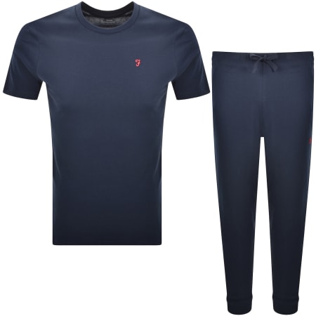 Product Image for Farah Hazra T Shirt And Joggers Set Navy