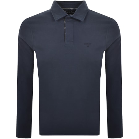 Product Image for Barbour Margrove Long Sleeve Polo T Shirt Navy