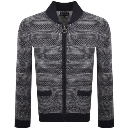 Product Image for Barbour Helmsley Full Zip Knitted Jumper Navy