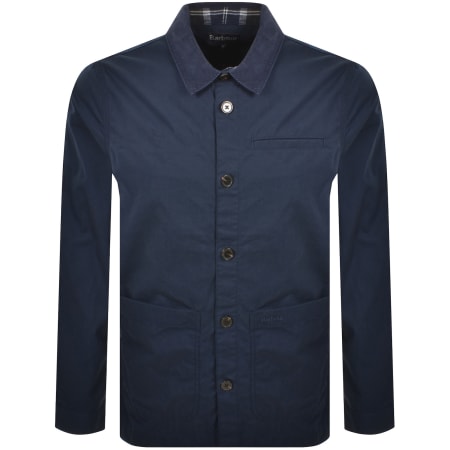 Product Image for Barbour Cole Tailored Fit Overshirt Navy
