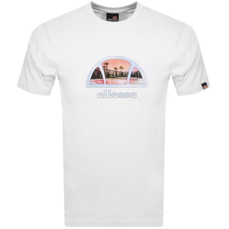 Product Image for Ellesse Courtsica Logo T Shirt White