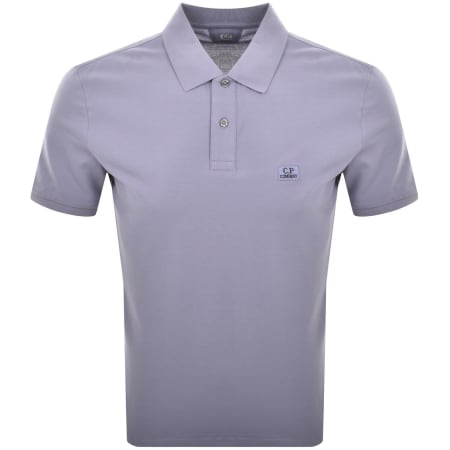 Product Image for CP Company Stretch Piquet Polo T Shirt Purple