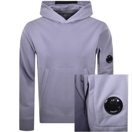 Product Image for CP Company Diagonal Raised Hoodie Purple