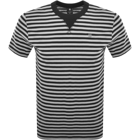 Product Image for G Star Nifious Striped T Shirt Black