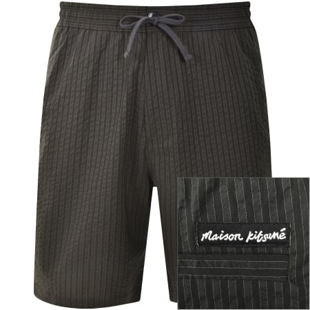 Product Image for Maison Kitsune Striped Shorts Green
