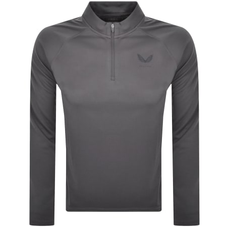 Product Image for Castore Lightweight Quarter Zip T Shirt Grey