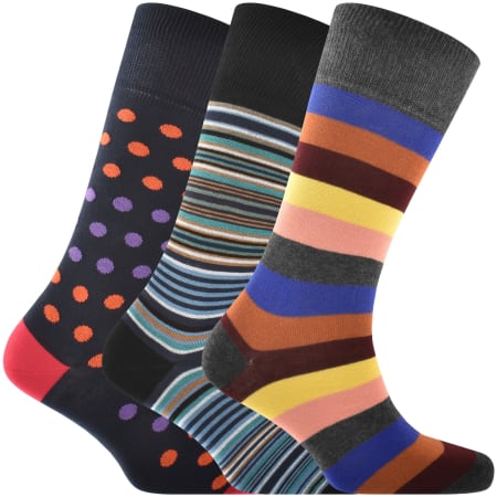Product Image for Paul Smith 3 Pack Patterned Socks