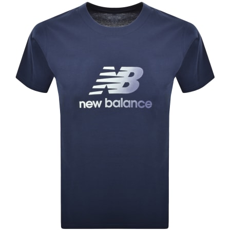 Product Image for New Balance Logo T Shirt Navy
