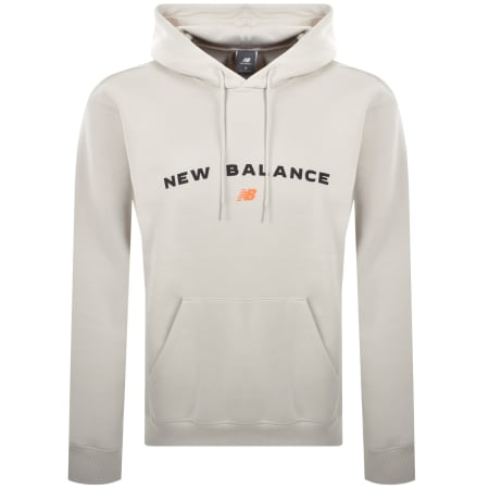 Product Image for New Balance Graphic Logo Hoodie Beige