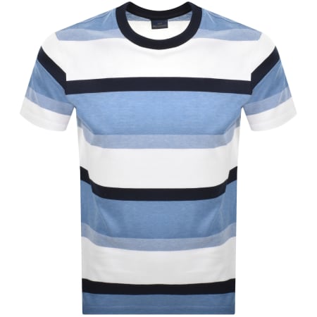Product Image for Paul And Shark Short Sleeve Stripe T Shirt Blue