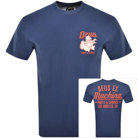 Product Image for Deus Ex Machina Overbite T Shirt Blue