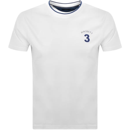 Product Image for Hackett Heritage Number T Shirt White