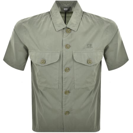 Product Image for CP Company Short Sleeve Shirt Green