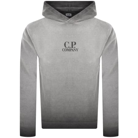 Product Image for CP Company Chenille Knit Hoodie Grey