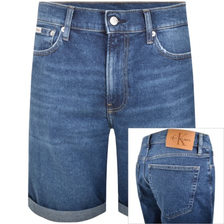 Product Image for Calvin Klein Jeans Slim Fit Denim Shorts Blue