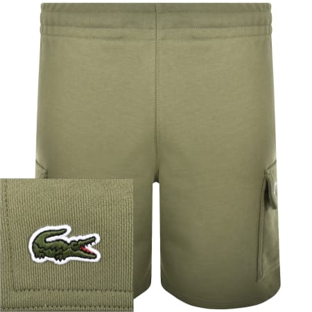 Product Image for Lacoste Jersey Cargo Shorts Green