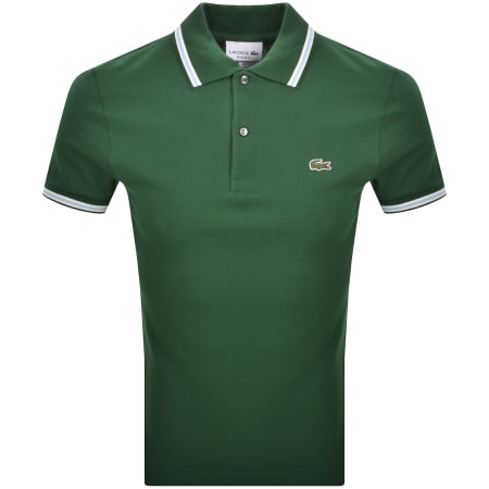 Product Image for Lacoste Tipped Polo T Shirt Green