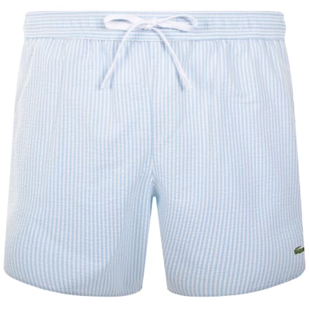 Product Image for Lacoste Striped Swim Shorts Blue And White