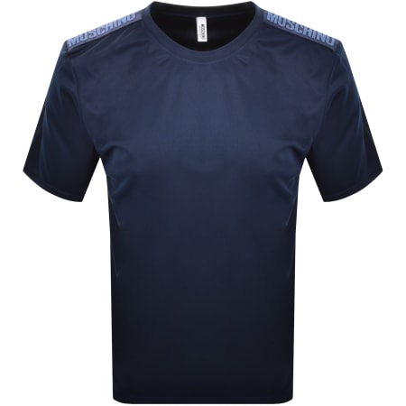 Product Image for Moschino Logo T Shirt Blue